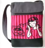 Hey DJ purse handmade by Liz Wong