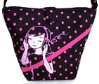 Hey DJ purse handmade by Liz Wong