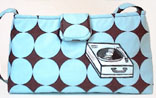 Record Player purse handmade by Liz Wong