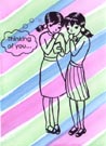 Thinking of You Blank Greeting Card
